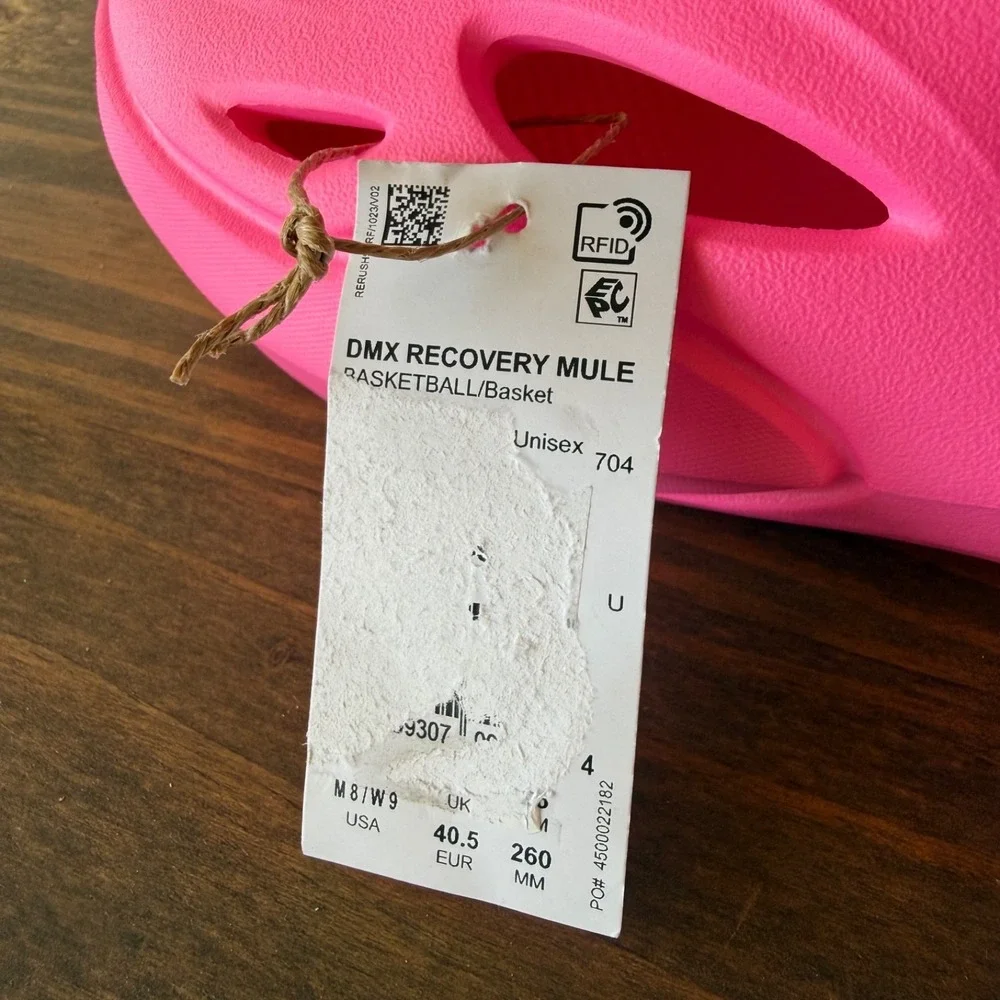NWT Reebok DMX Recovery Mule Paradise Pink Clog Slides Unisex M8‎ W9 New